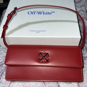 Off-White Jitney 1.0 Leather Shoulder Bag